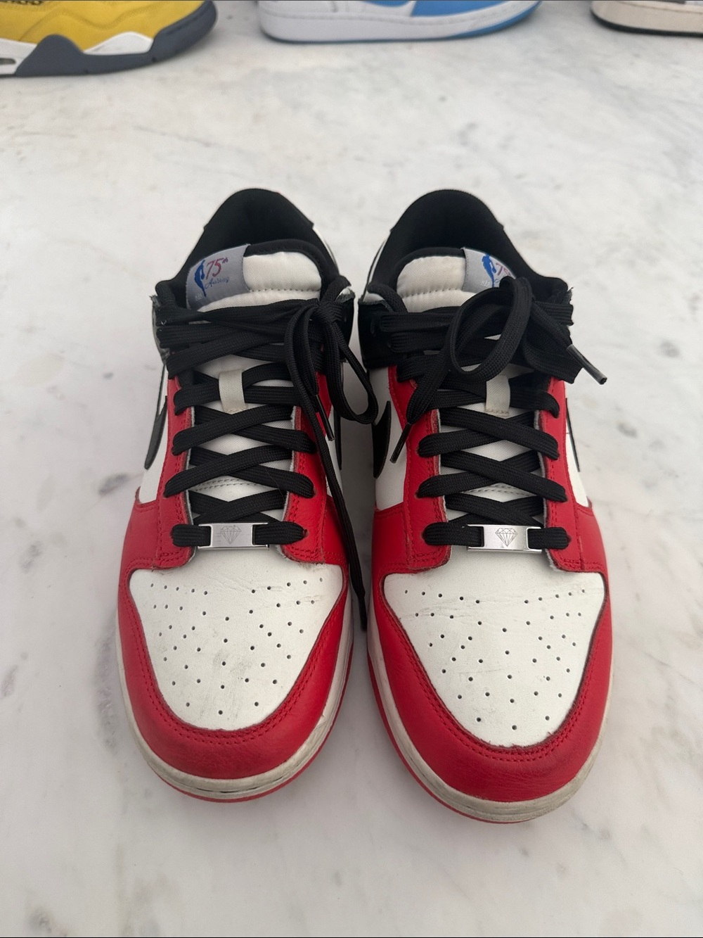 Nike Dunk Low NBA 75th Anniversary Chicago size 10 used no box